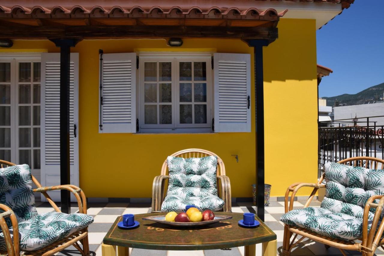 The Yellow Art Home Kalamáta Eksteriør bilde